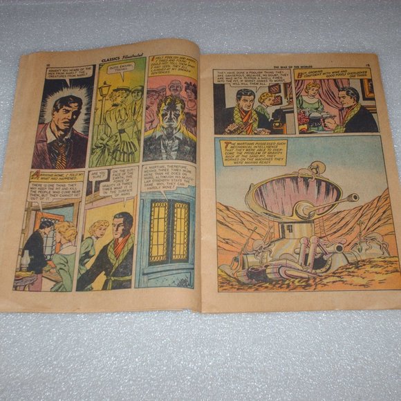 1954 The War of the Worlds Classics Illustrated - Picture 7 of 13